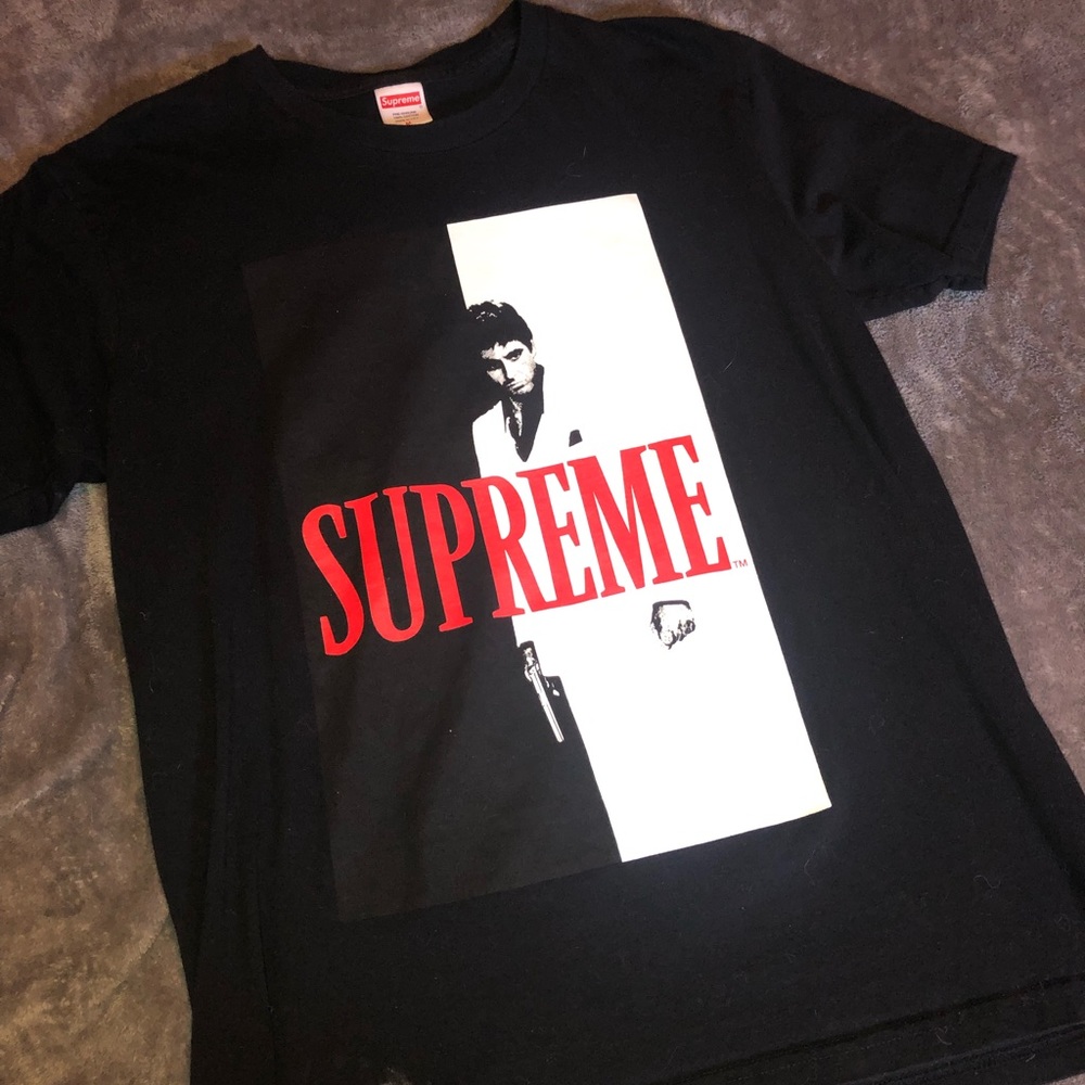 Supreme Scarface Split black tee